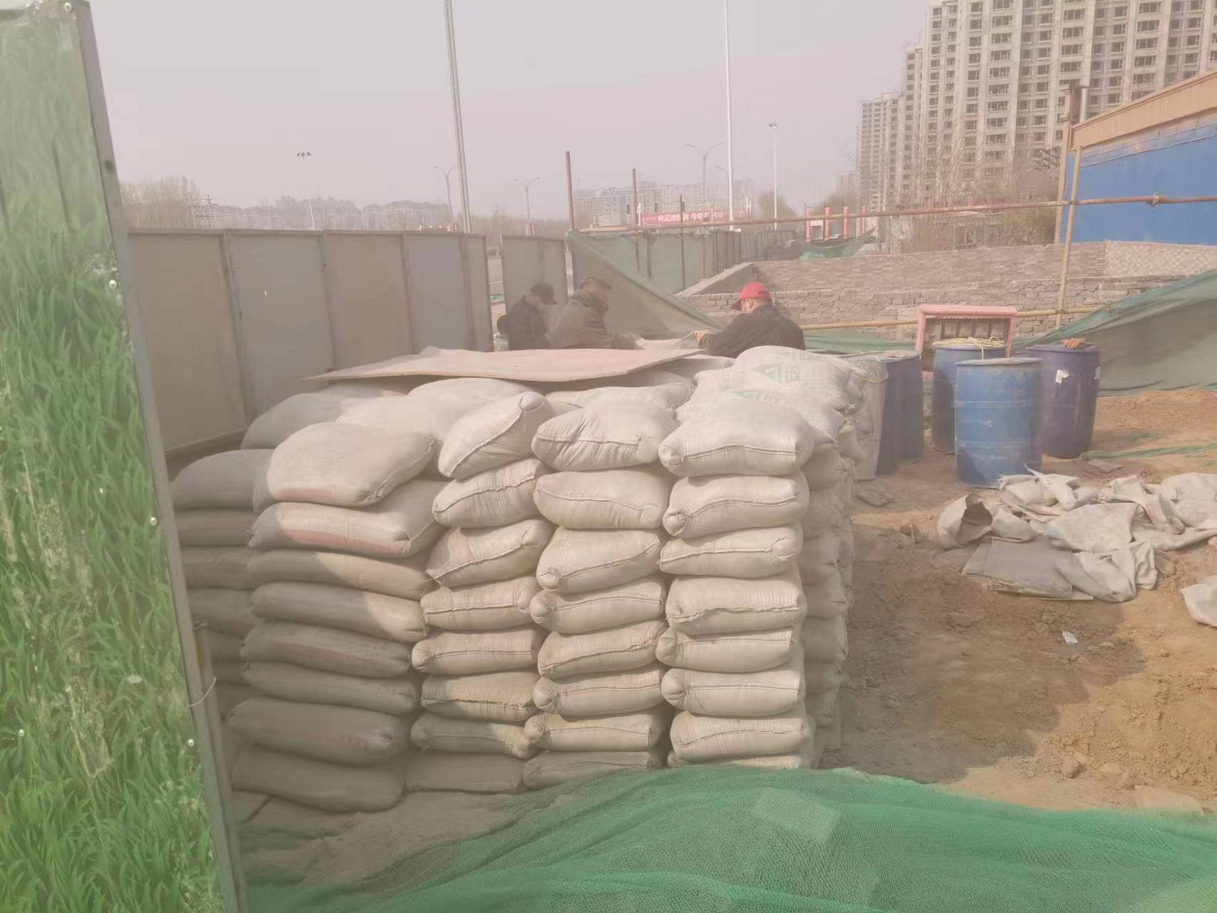 白茅湖农场水泥注浆